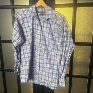 Forsyth of Canada Plaid Dress Shirt Med